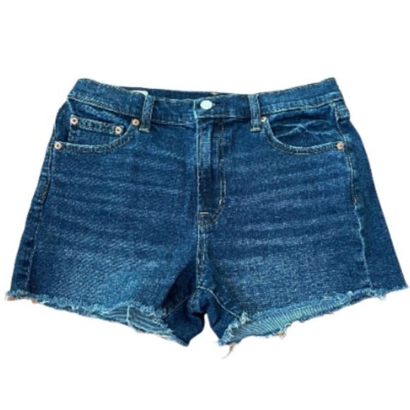 Gap High Rise Jean Shorts - Picture 1 of 8